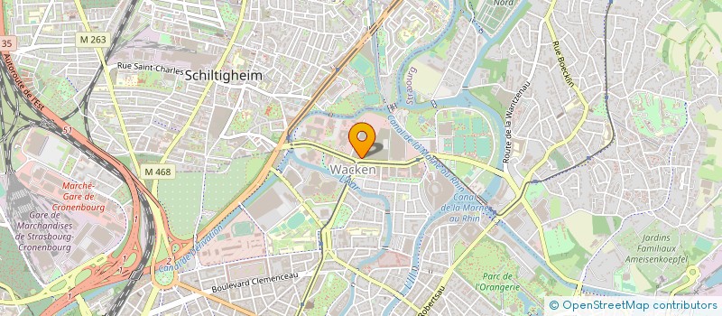 localisation de l'entreprise MAILLON à STRASBOURG