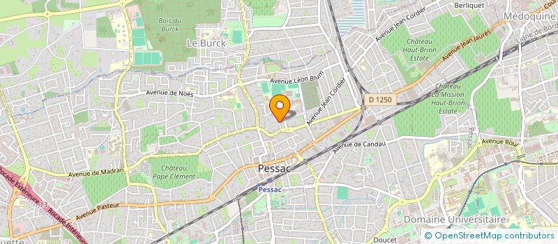 localisation de l'entreprise MAILLON à PESSAC