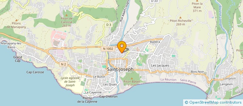 localisation de l'entreprise MAILLON'ECO à SAINT-JOSEPH