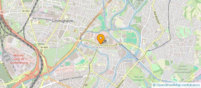 localisation de l'entreprise MAILLON EVENEMENT à STRASBOURG