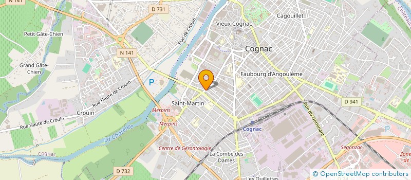 localisation de l'entreprise MAILLONS ECO SOLIDAIRES à COGNAC