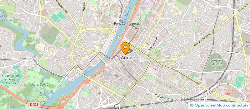 localisation de l'entreprise MAILLOT à ANGERS