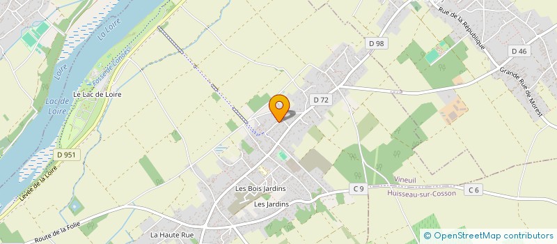 localisation de l'entreprise MAILLOT  VINEUIL