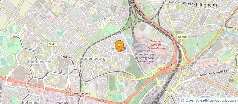 localisation de l'entreprise MAILLOT DISTRIBUTIONS SERVICE à STRASBOURG