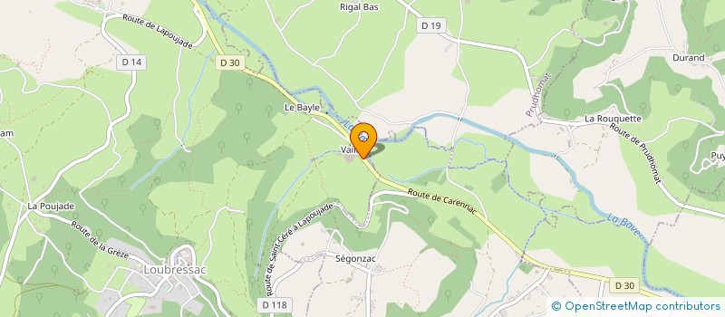 localisation de l'entreprise MAILLOT ET FILS  LOUBRESSAC