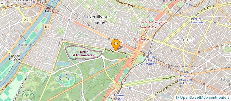 localisation de l'entreprise MAILLOT FAMILY à NEUILLY-SUR-SEINE