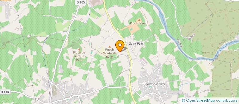 localisation de l'entreprise MAILLOT JAUNE  SAINT-SERIES