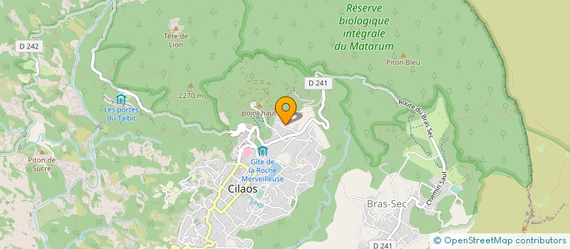 localisation de l'entreprise MAILLOT TRAVAUX PUBLICS TERRASSEMENT à CILAOS