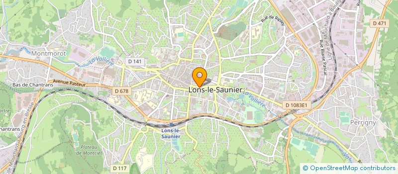 localisation de l'entreprise MAILLOT VIGNERON à LONS-LE-SAUNIER