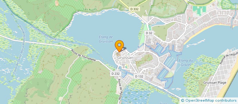 localisation de l'entreprise MAILLOTS ETC  GRUISSAN