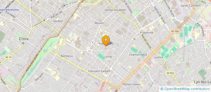 localisation de l'entreprise MAILLOTTE  ROUBAIX