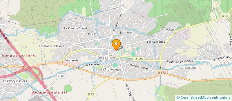 localisation de l'entreprise MAILLYCOM  PELISSANNE