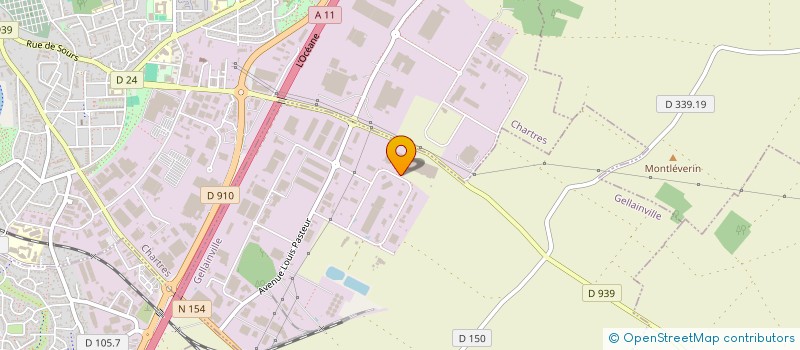 localisation de l'entreprise MAILODIS à GELLAINVILLE