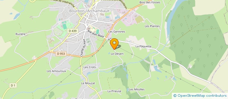 localisation de l'entreprise MAILYS  BOURBON-L'ARCHAMBAULT