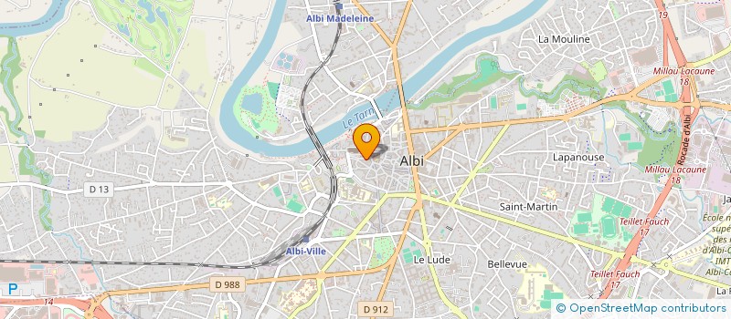 localisation de l'entreprise MAILYS ANAEL à ALBI