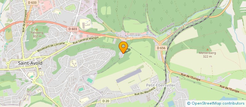 localisation de l'entreprise MAILYS-ANTHONY  SAINT-AVOLD