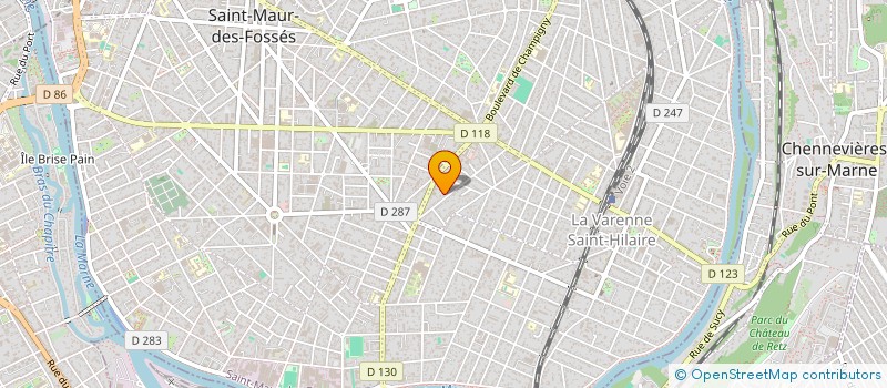 localisation de l'entreprise MAIM à SAINT-MAUR-DES-FOSSES