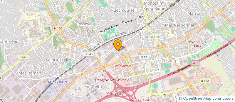 localisation de l'entreprise MAIMA  NIMES