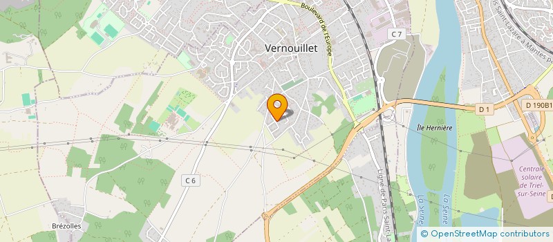 localisation de l'entreprise MAIN D'AMOUR (M.D.A) à VERNOUILLET
