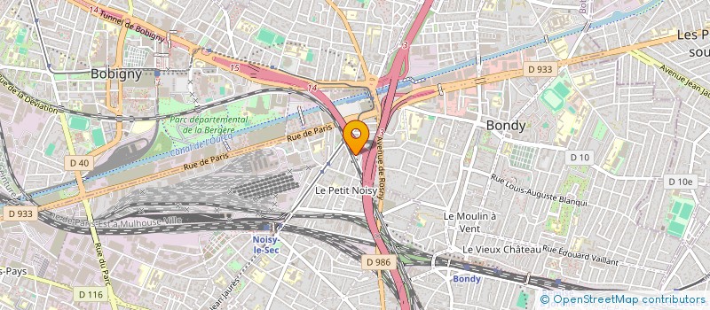 localisation de l'entreprise MAIN D'ESPOIR à NOISY-LE-SEC