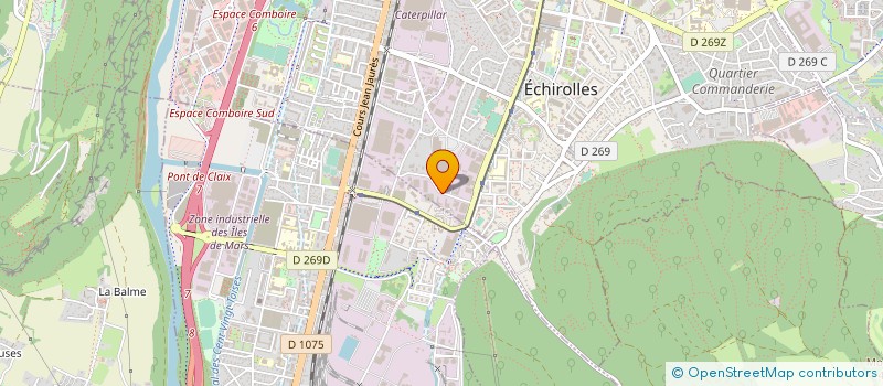 localisation de l'entreprise MAIN D'OEUVRE ET SOUS-TRAITANCE à ECHIROLLES