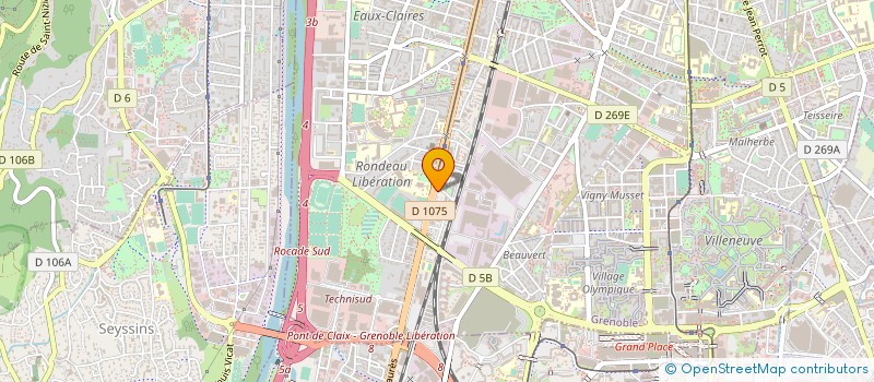 localisation de l'entreprise MAIN D OEUVRE SPECIALISEE TRAVAIL à GRENOBLE