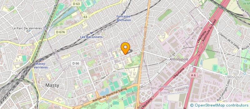localisation de l'entreprise MAIN DANS LA MAIN à MASSY