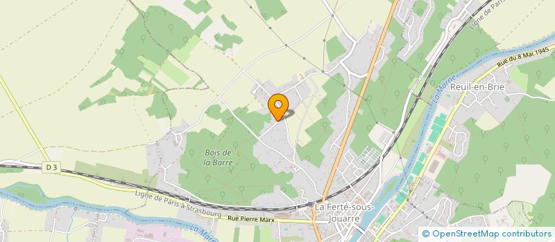 localisation de l'entreprise MAIN DANS LA MAIN à LA FERTE-SOUS-JOUARRE