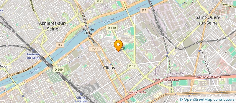 localisation de l'entreprise MAIN DANS LA MAIN à CLICHY