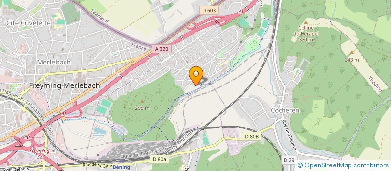 localisation de l'entreprise MAIN DANS LA MAIN  COCHEREN