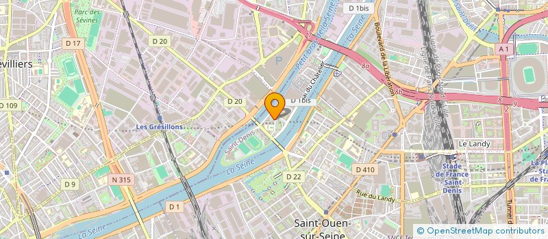 localisation de l'entreprise MAIN DANS LA MAIN à L'ILE-SAINT-DENIS