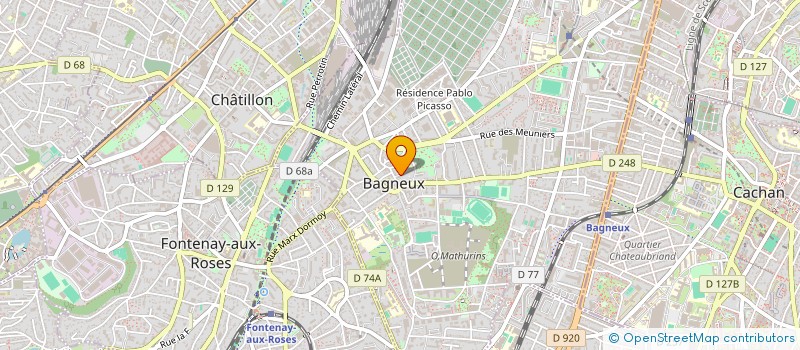 localisation de l'entreprise MAIN DANS LA MAIN à BAGNEUX