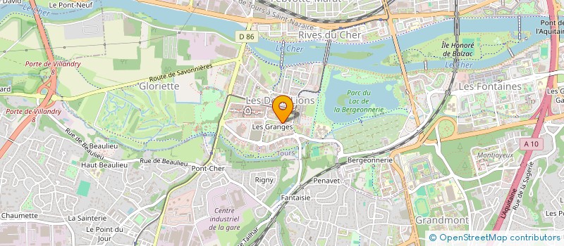 localisation de l'entreprise MAIN DANS LA MAIN 974  TOURS