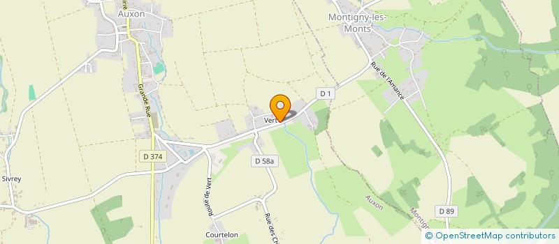 localisation de l'entreprise MAIN DANS LA MAIN  AUXON