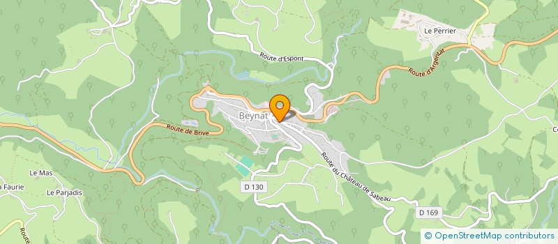 localisation de l'entreprise MAIN DANS LA MAIN  BEYNAT