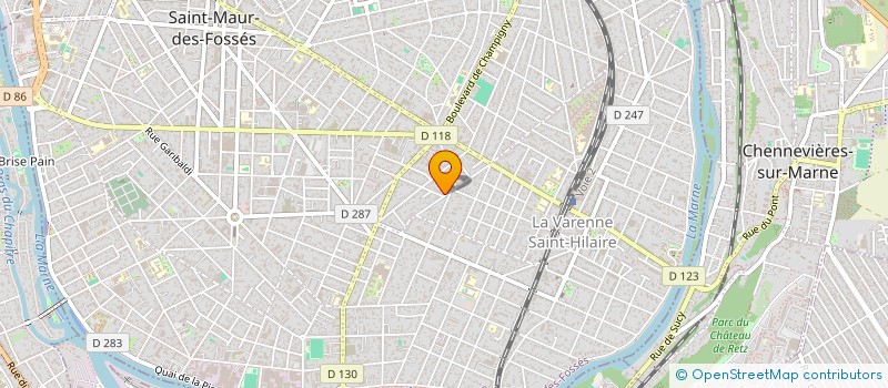 localisation de l'entreprise MAIN DANS LA MAIN - BLV- à SAINT-MAUR-DES-FOSSES