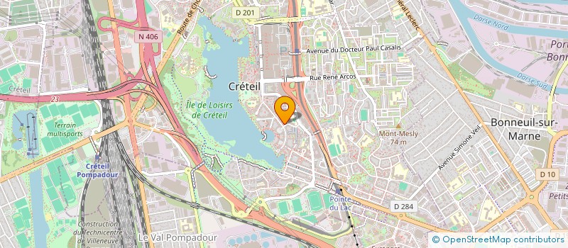 localisation de l'entreprise MAIN DANS LA MAIN ETUDIANTS MAROCAINS EN FRANCE  CRETEIL