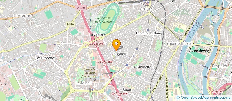 localisation de l'entreprise MAIN DANS LA MAIN SO à TOULOUSE