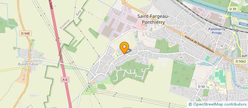 localisation de l'entreprise MAIN DANS LA PATTE  SAINT-FARGEAU-PONTHIERRY