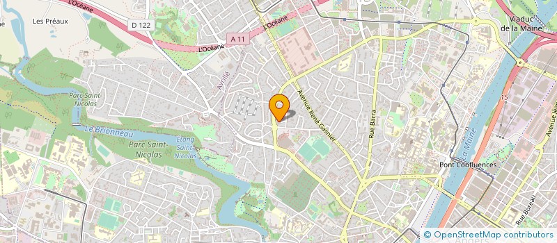 localisation de l'entreprise MAIN ESPORT à ANGERS