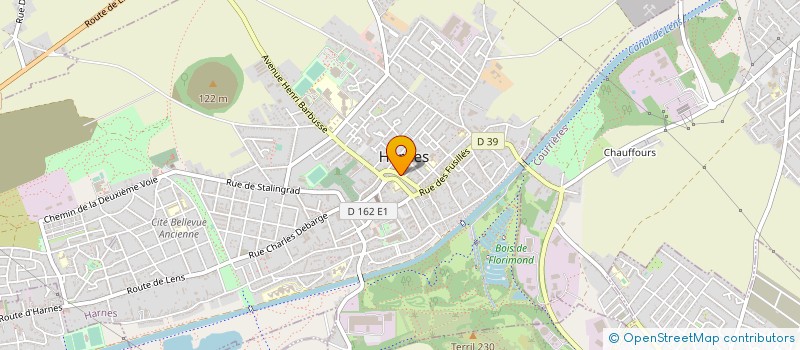 localisation de l'entreprise MAIN FORTE  HARNES