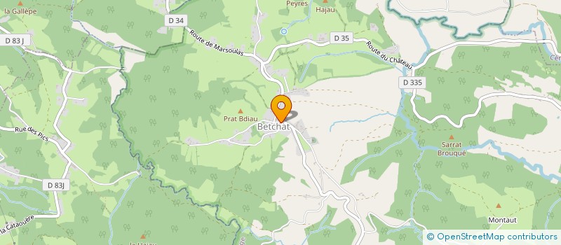 localisation de l'entreprise MAIN NUE à BETCHAT