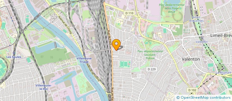 localisation de l'entreprise MAIN'S, MERE, AIDE, INCLUSION, NAISSANCE ET SOLIDARITE POUR QUE CHAQUE FEMME ISOLEE NE LE SOIT PLUS JAMAIS.  VILLENEUVE-SAINT-GEORGES