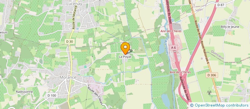 localisation de l'entreprise MAIN TENDRE  MORANCE