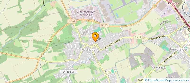 localisation de l'entreprise MAIN TENDUE ECOLE HESINGUE  HESINGUE