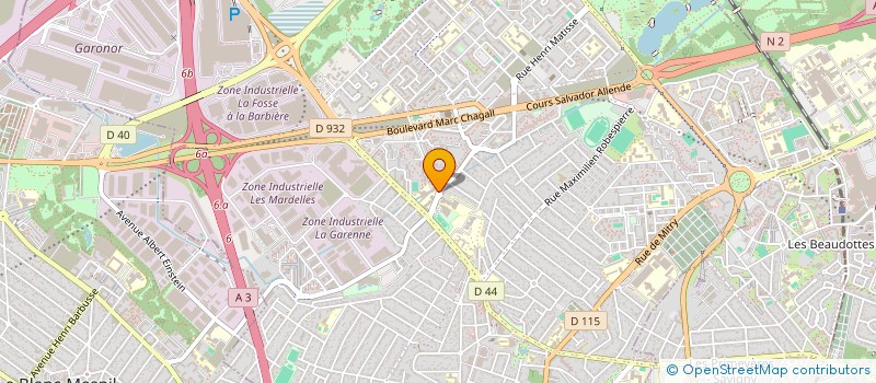 localisation de l'entreprise MAIN URBAINE  AULNAY-SOUS-BOIS