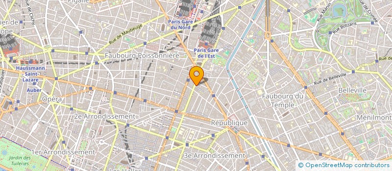 localisation de l'entreprise MAIN VERTE à PARIS