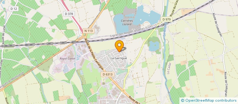 localisation de l'entreprise MAIN VERTE  AIMARGUES