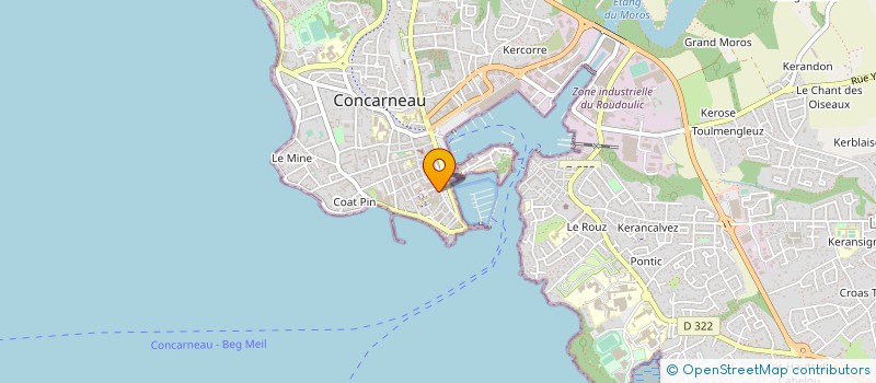 localisation de l'entreprise MAINA  CONCARNEAU