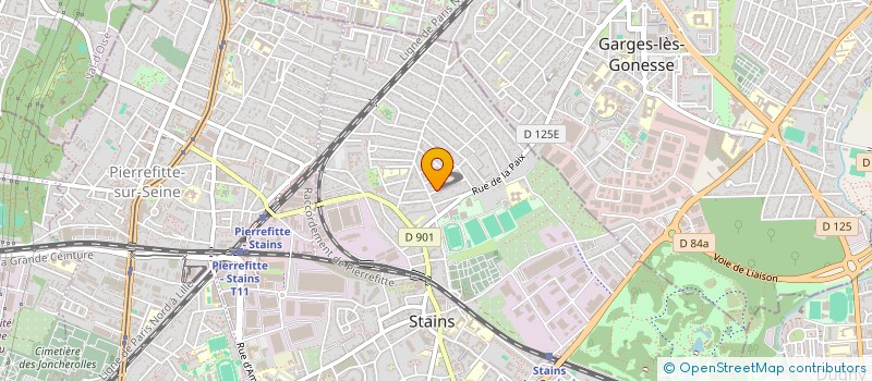 localisation de l'entreprise MAINA TECHSERVICES  STAINS